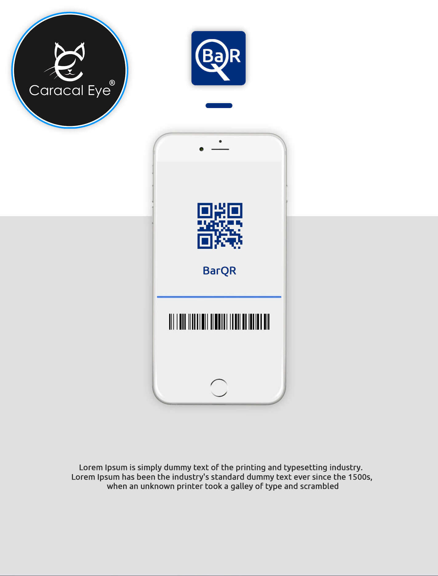BAR code and QR scanning app design By CaracalEye