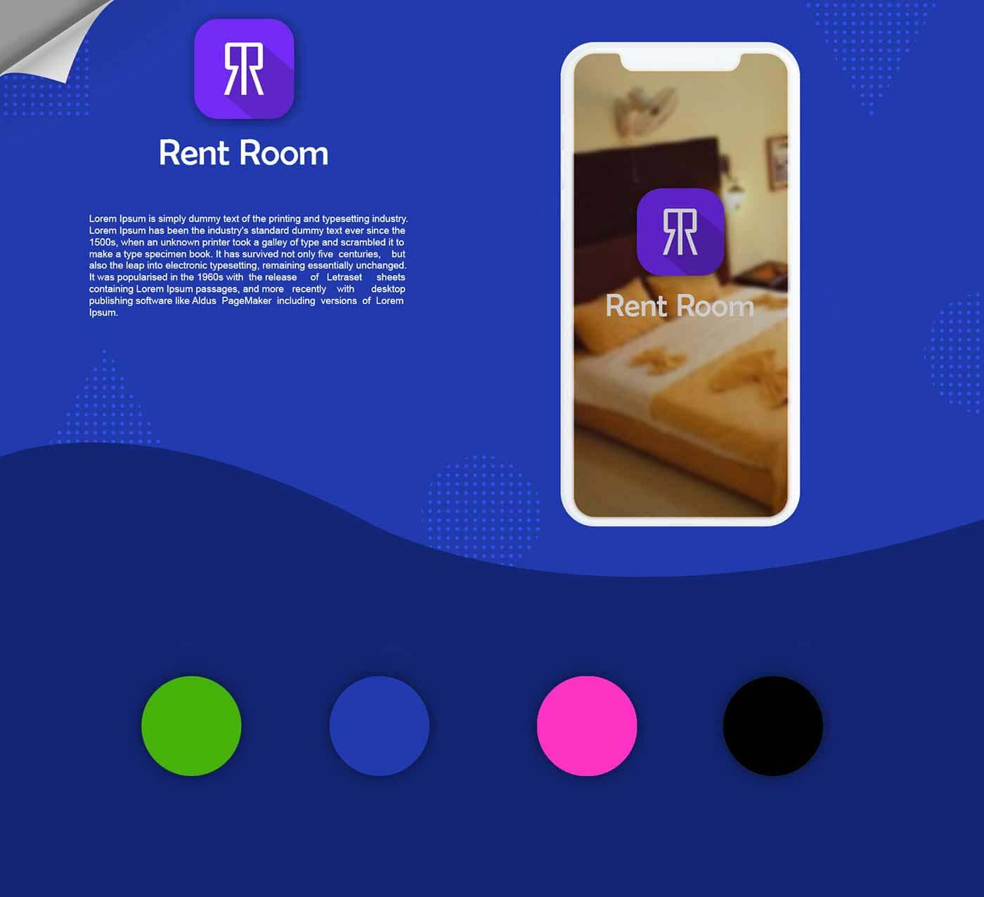 Rent Room app Design and Develop By CaracalEye