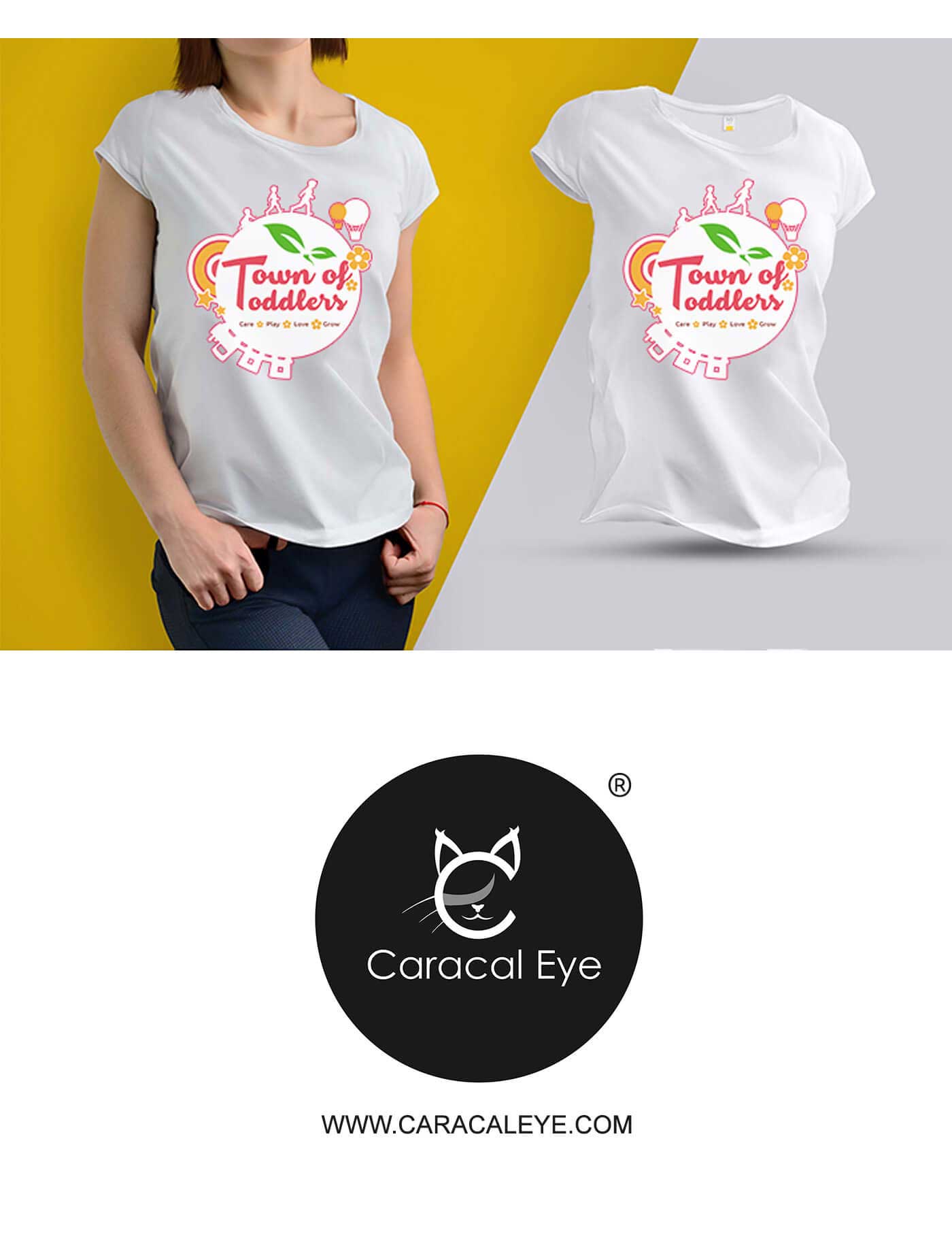 Town of Toddlers School Branding, Logo, App and web design By CaracalEye