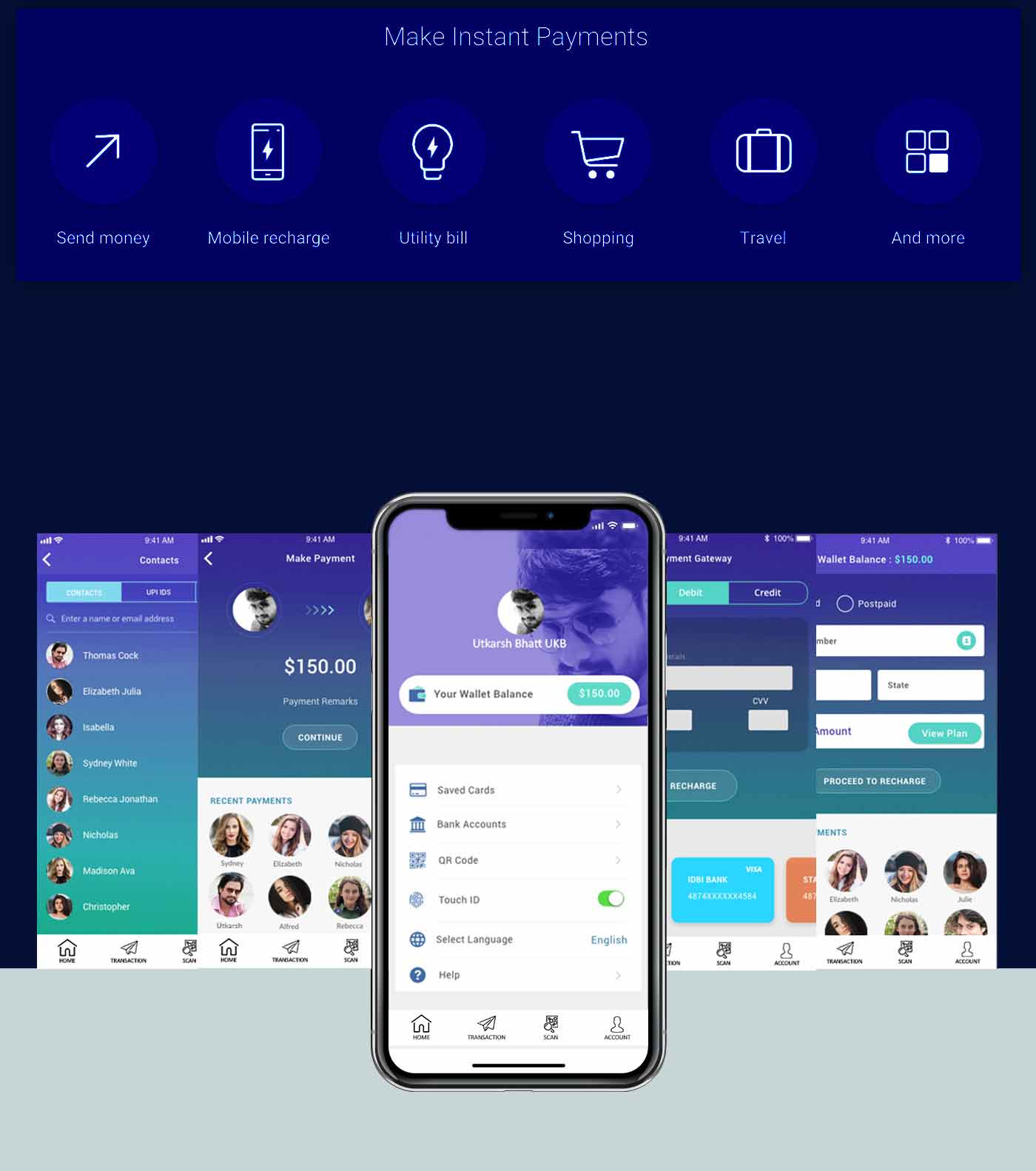 CashPay App Design and Develop By CaracalEye