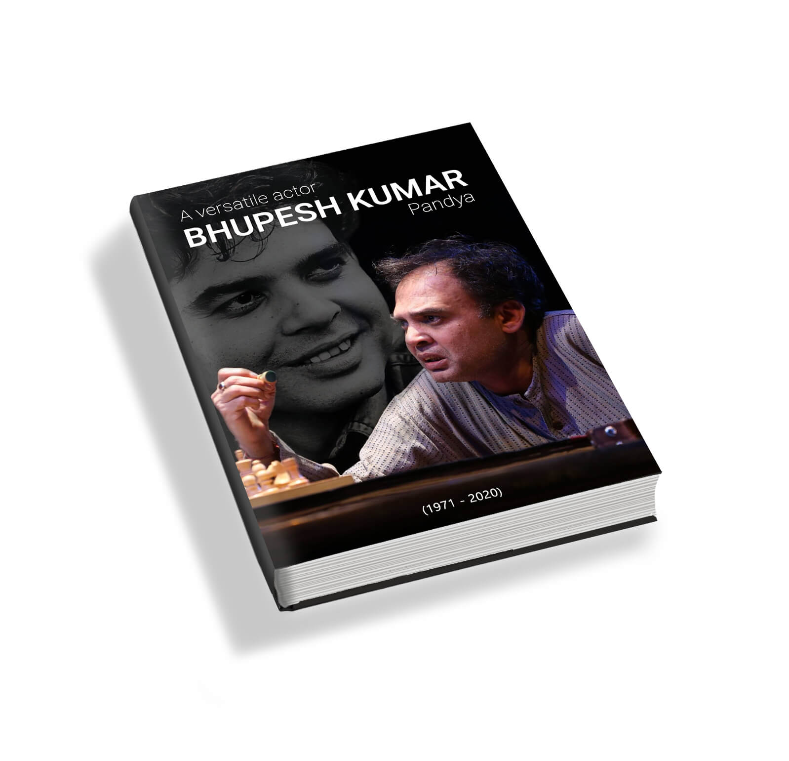 A Versatile actor BhupeshKumarPandya Book Design By CaracalEye