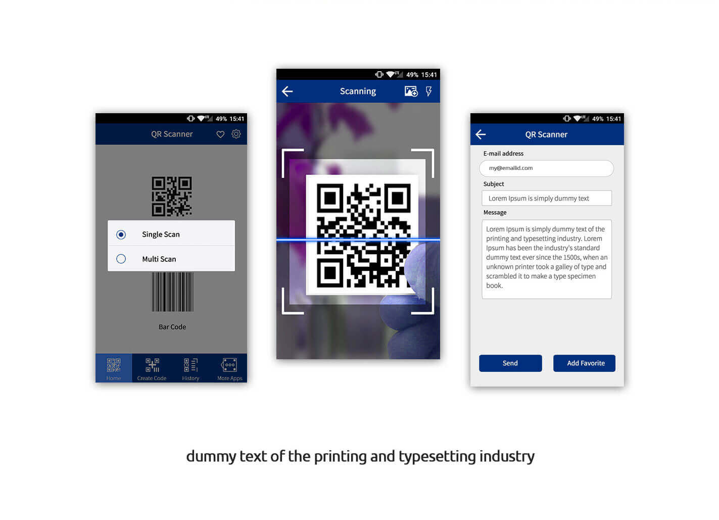 BAR code and QR scanning app design By CaracalEye