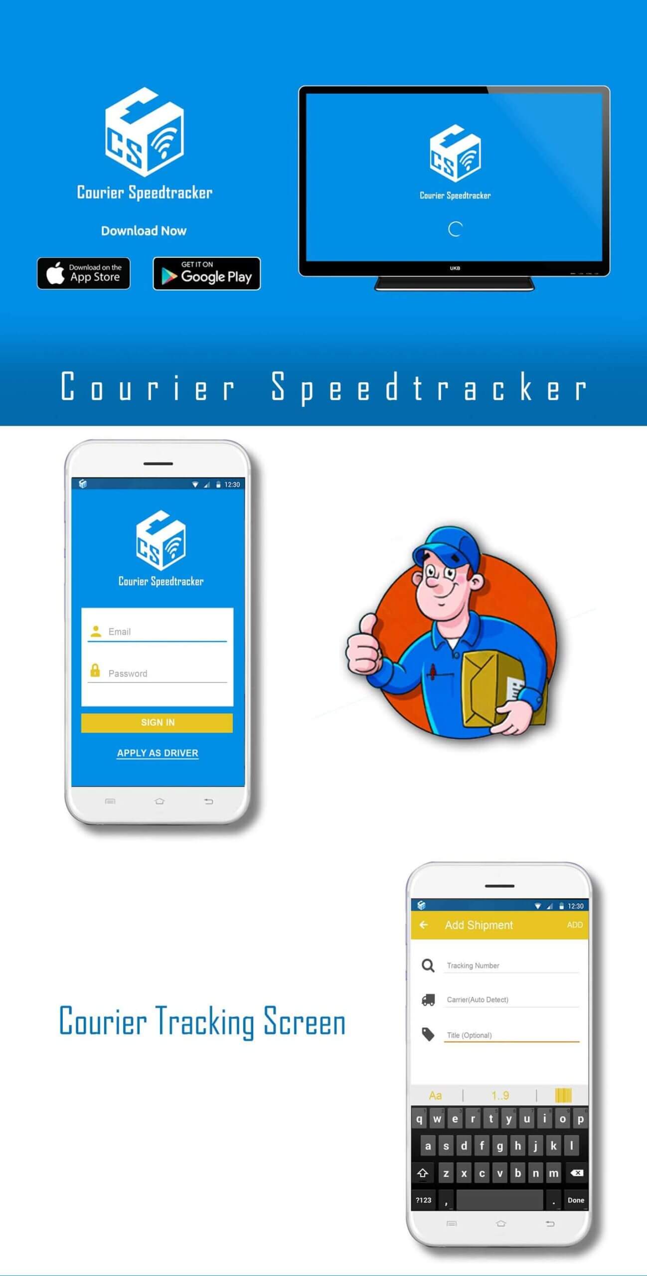 Courier-Speedtracker App CaracalEye