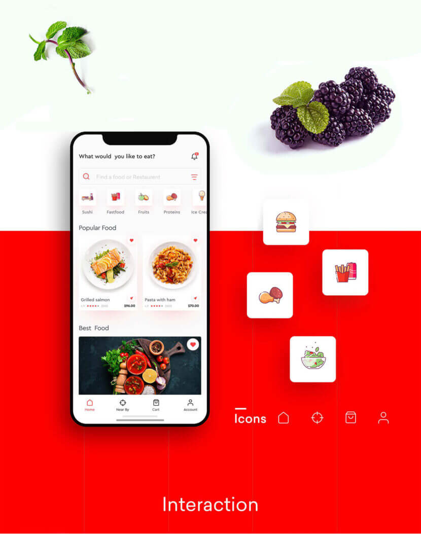 Food Delivery Website and App design and Developed By CaracalEye