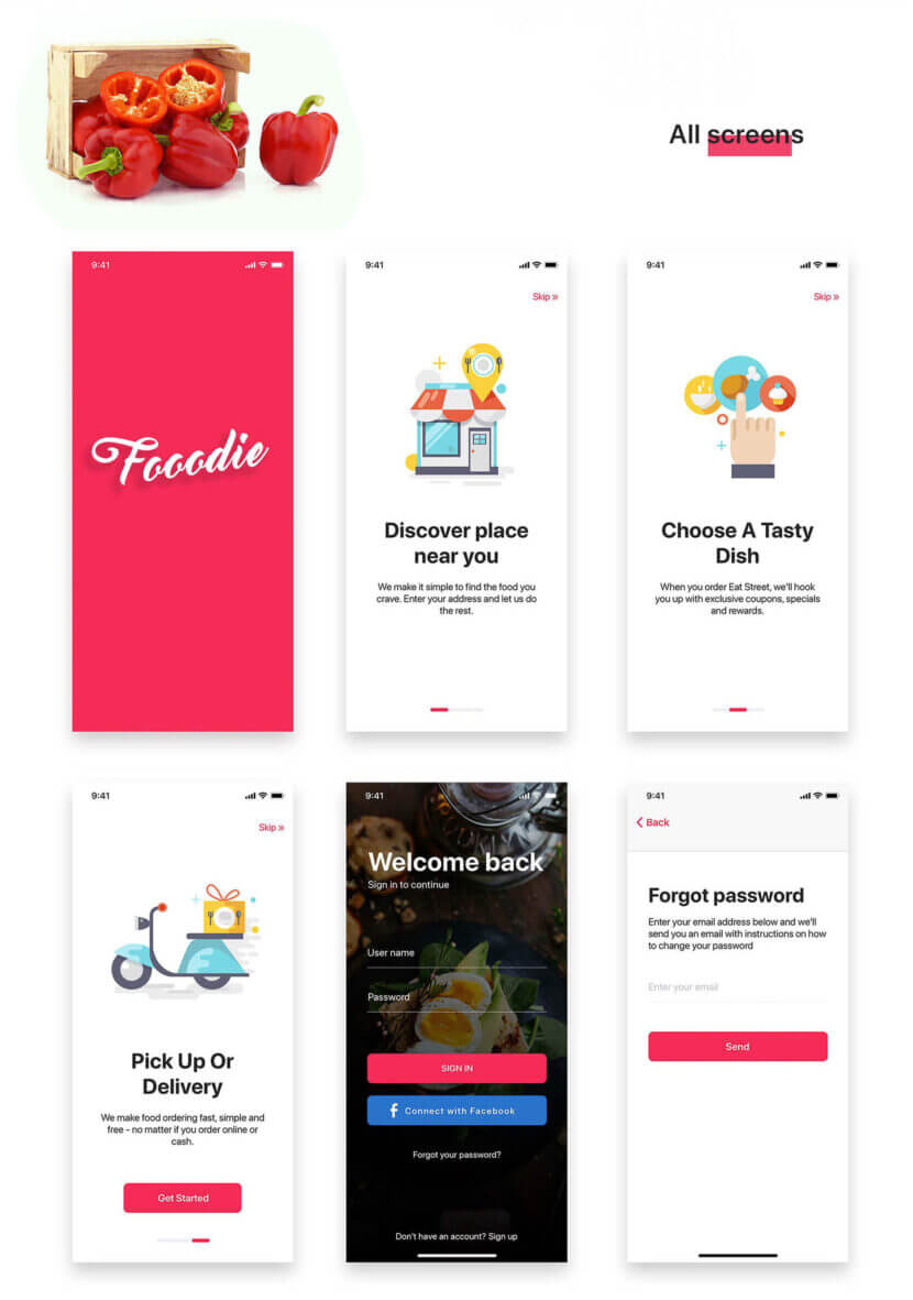 Food Delivery Website and App design and Developed By CaracalEye