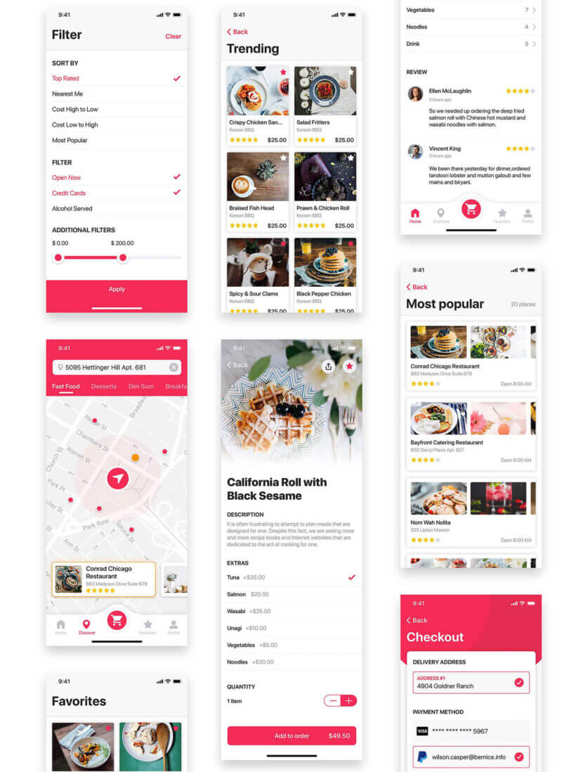 Food Delivery Website and App design and Developed By CaracalEye