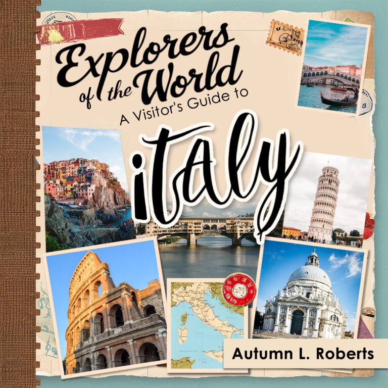 Explorers of the World – A Visitor’s Guide to Italy | Travel Book Cover Design by Utkarsh Bhatt (UKB), CaracalEye® 10 Book cover Design By CaracalEye