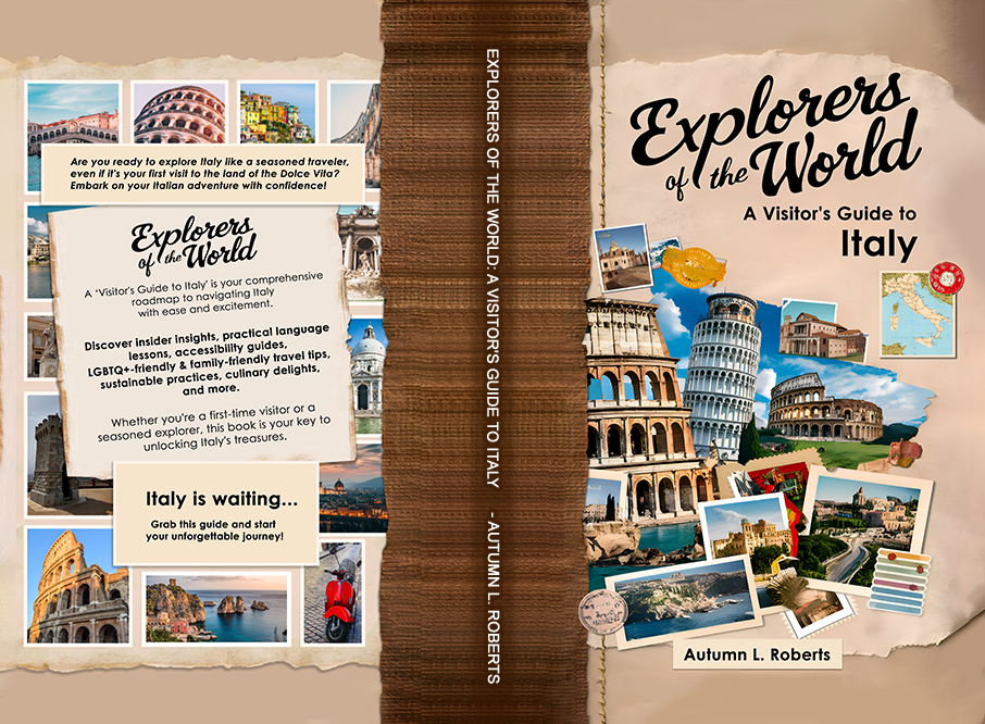 Explorers of the World – A Visitor’s Guide to Italy | Travel Book Cover Design by Utkarsh Bhatt (UKB), CaracalEye® 11 Book cover Design By CaracalEye