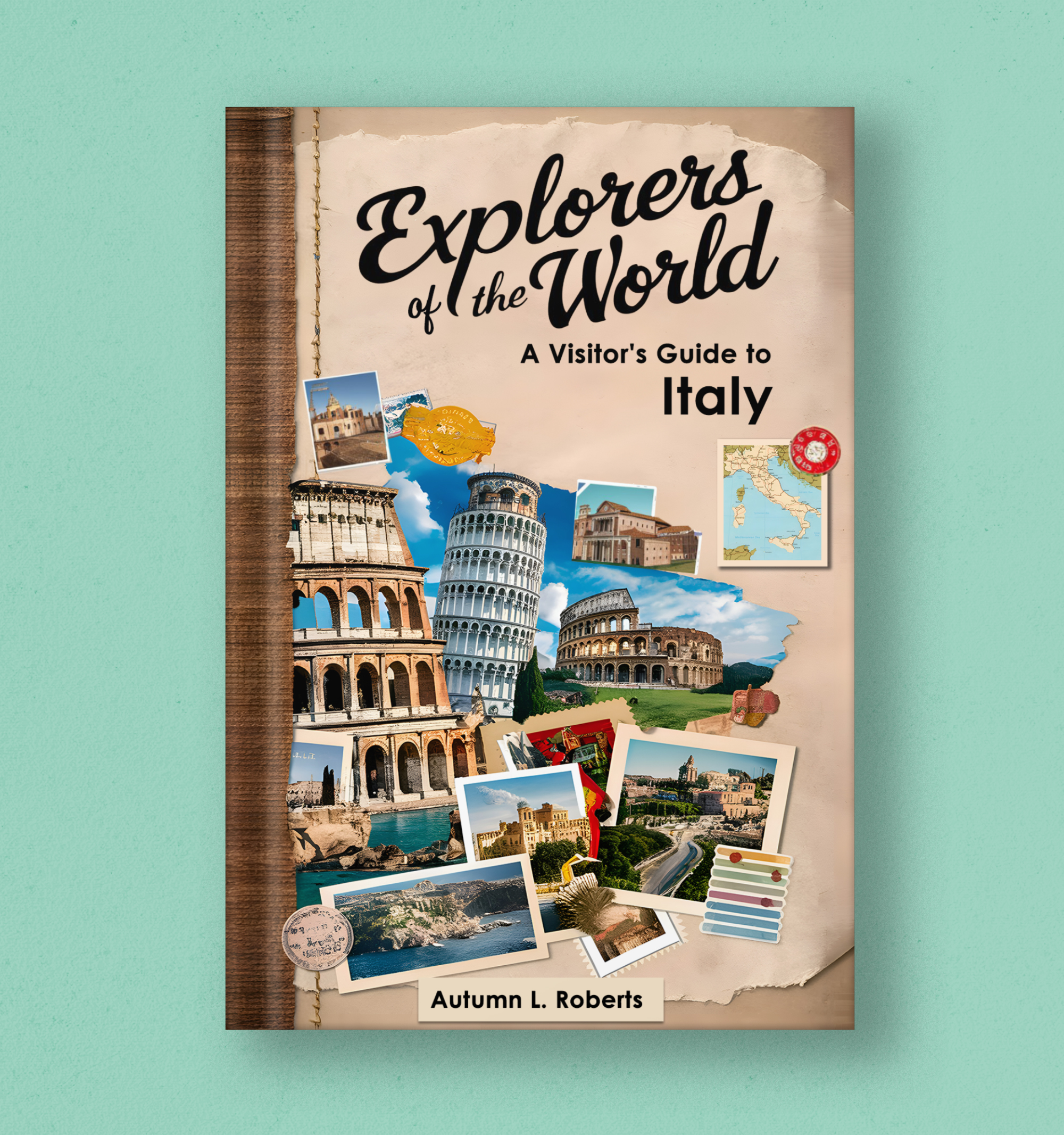 Explorers of the World – A Visitor’s Guide to Italy | Travel Book Cover Design by Utkarsh Bhatt (UKB), CaracalEye® 9 Book cover Design By CaracalEye
