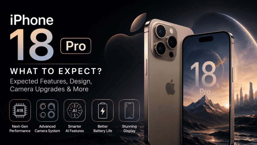 iPhone 18 Pro: Expected Features, Design, Camera Upgrades & What Users Can Expect
